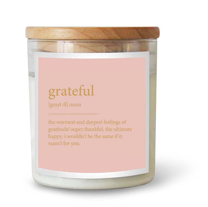 Grateful - Foil Dictionary Candle