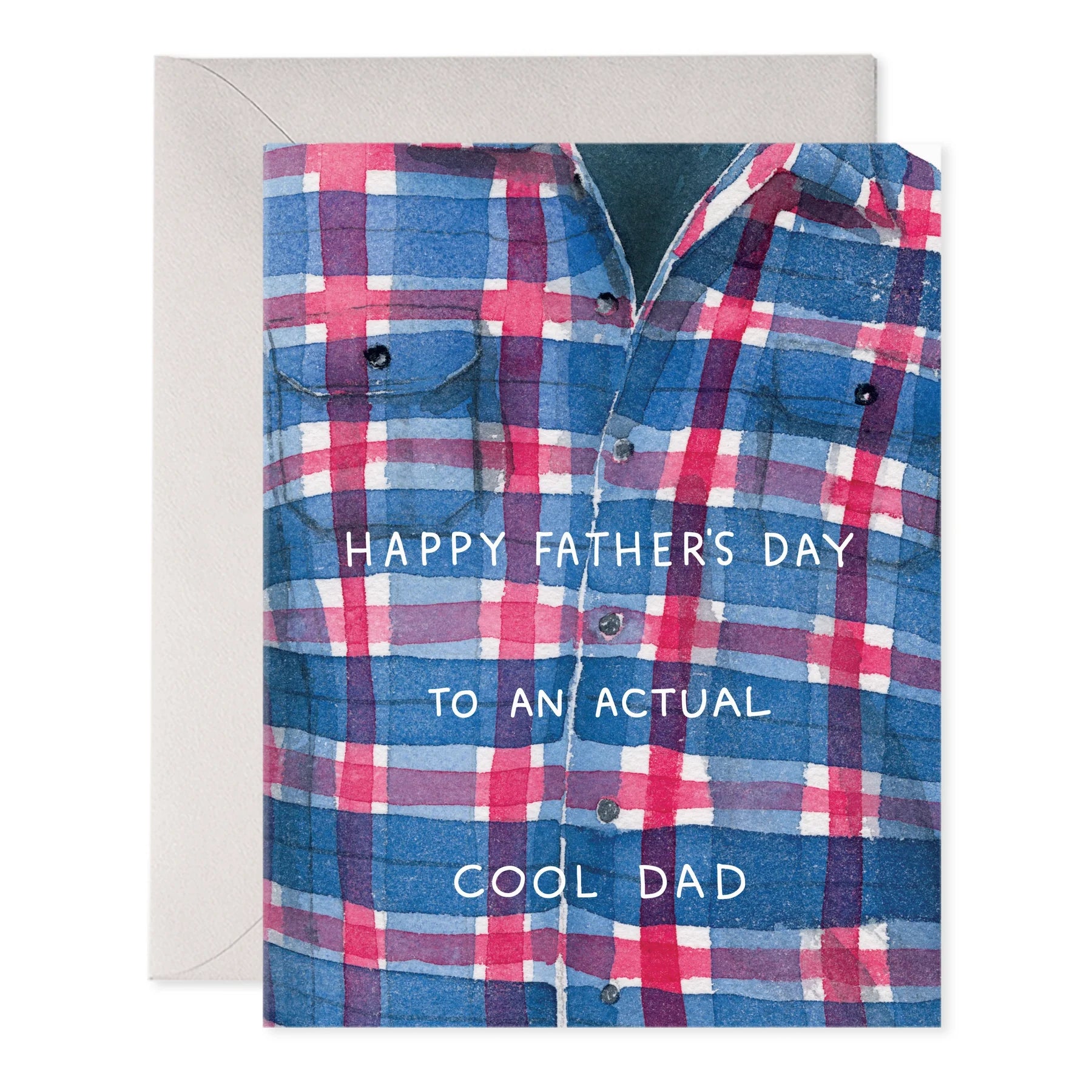 Plaid Dad Card