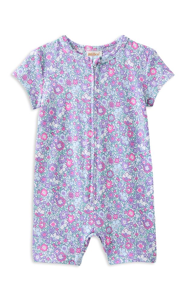 Pretty Posy Zip Romper