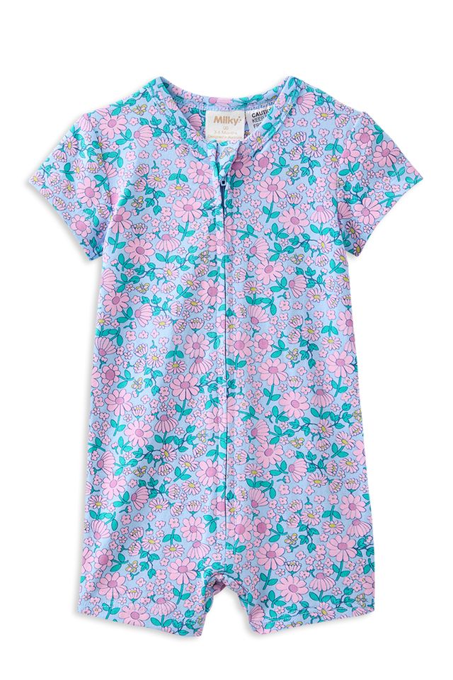 Daisy Fields Zip Romper