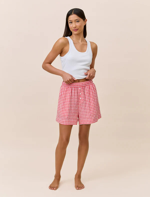 Seersucker Gingham Boxer Short