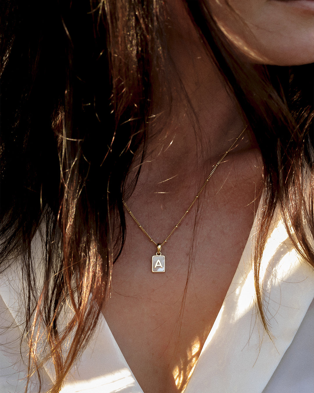 Ball Chain Necklace - 42cm Gold