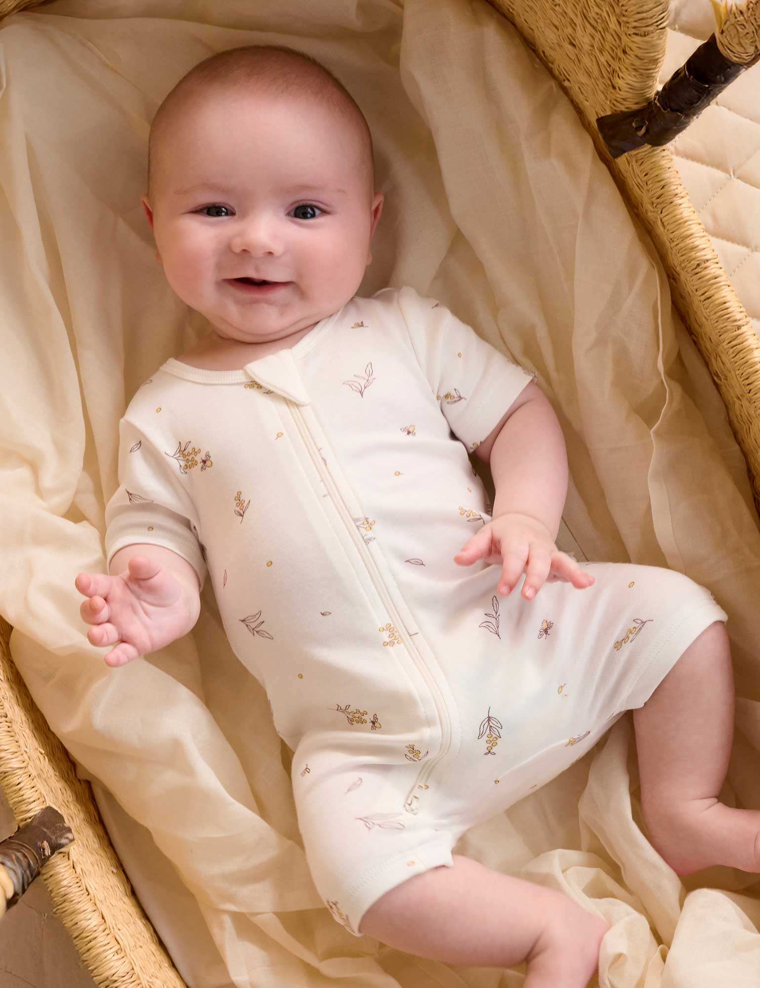 2 Pack Short Zip Growsuit