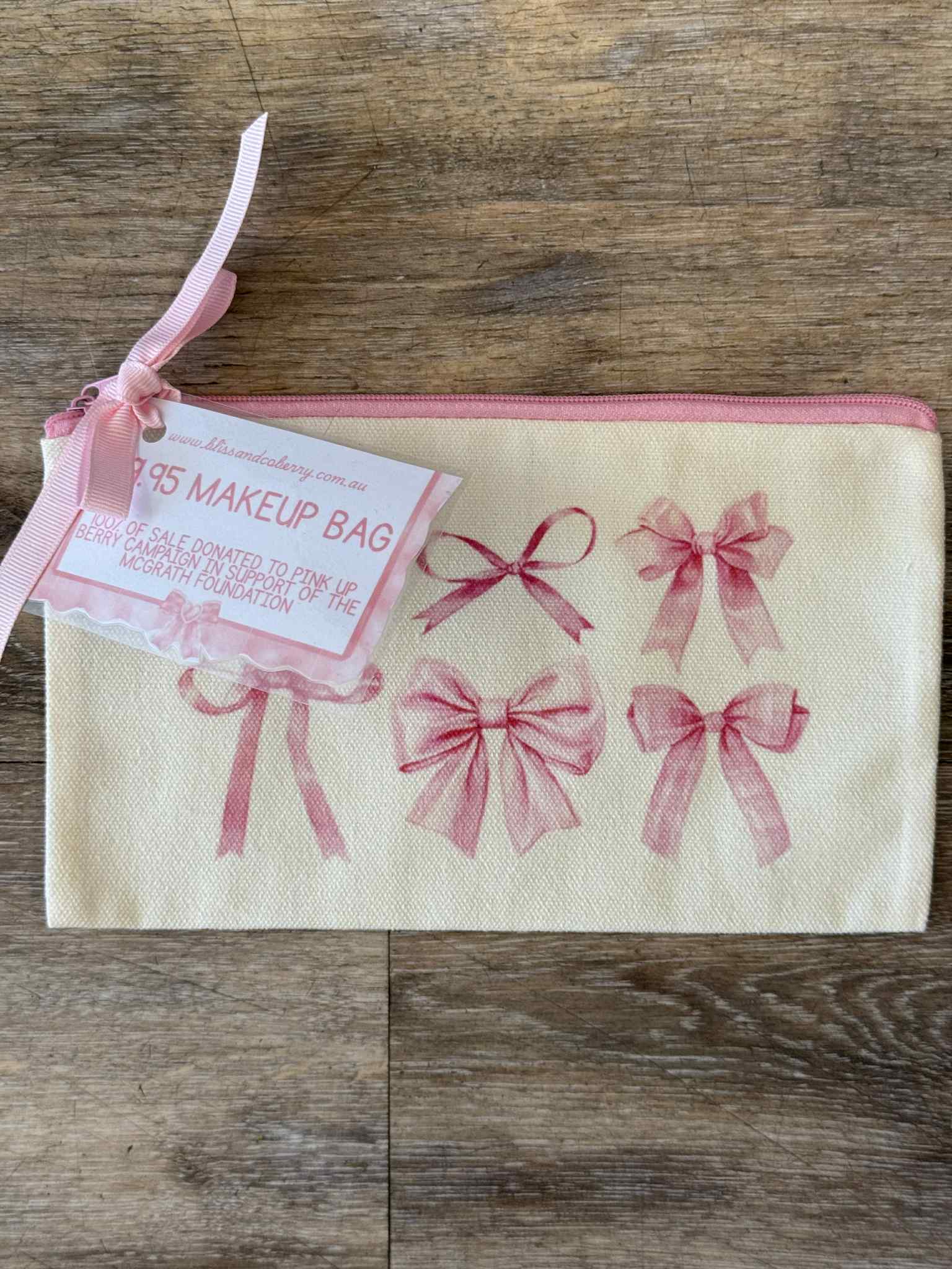 Pink Up Berry Make Up Bag
