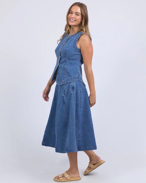 Abbot Denim Vest