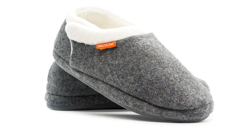 Suede Mule Grey