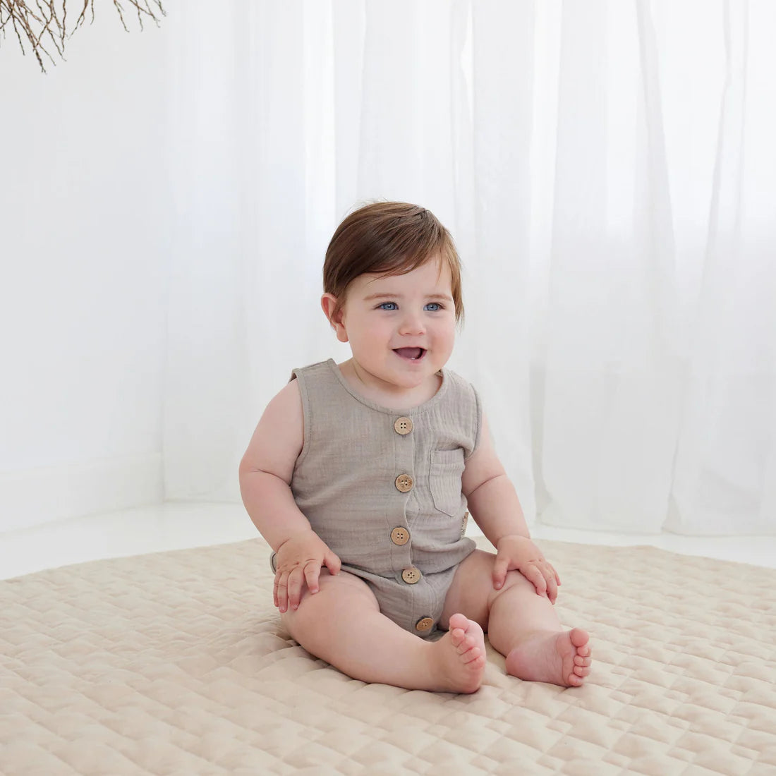 Muslin Bubble Romper