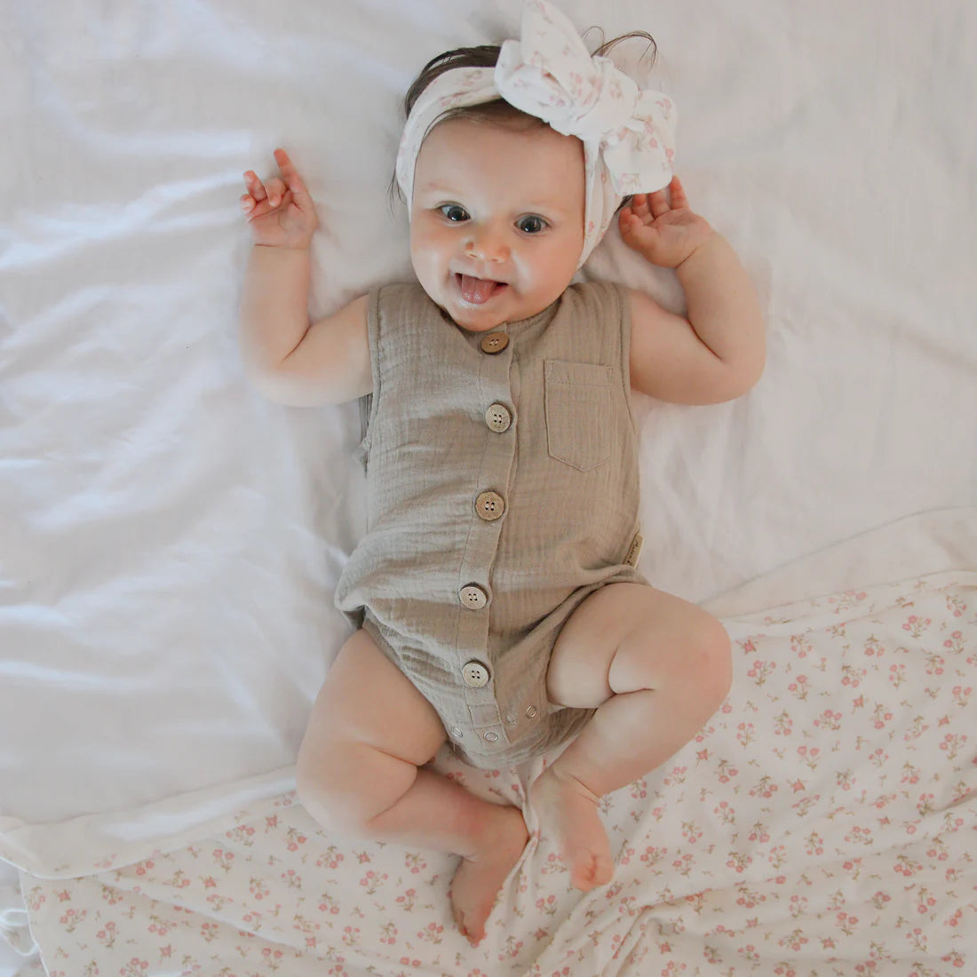 Muslin Bubble Romper