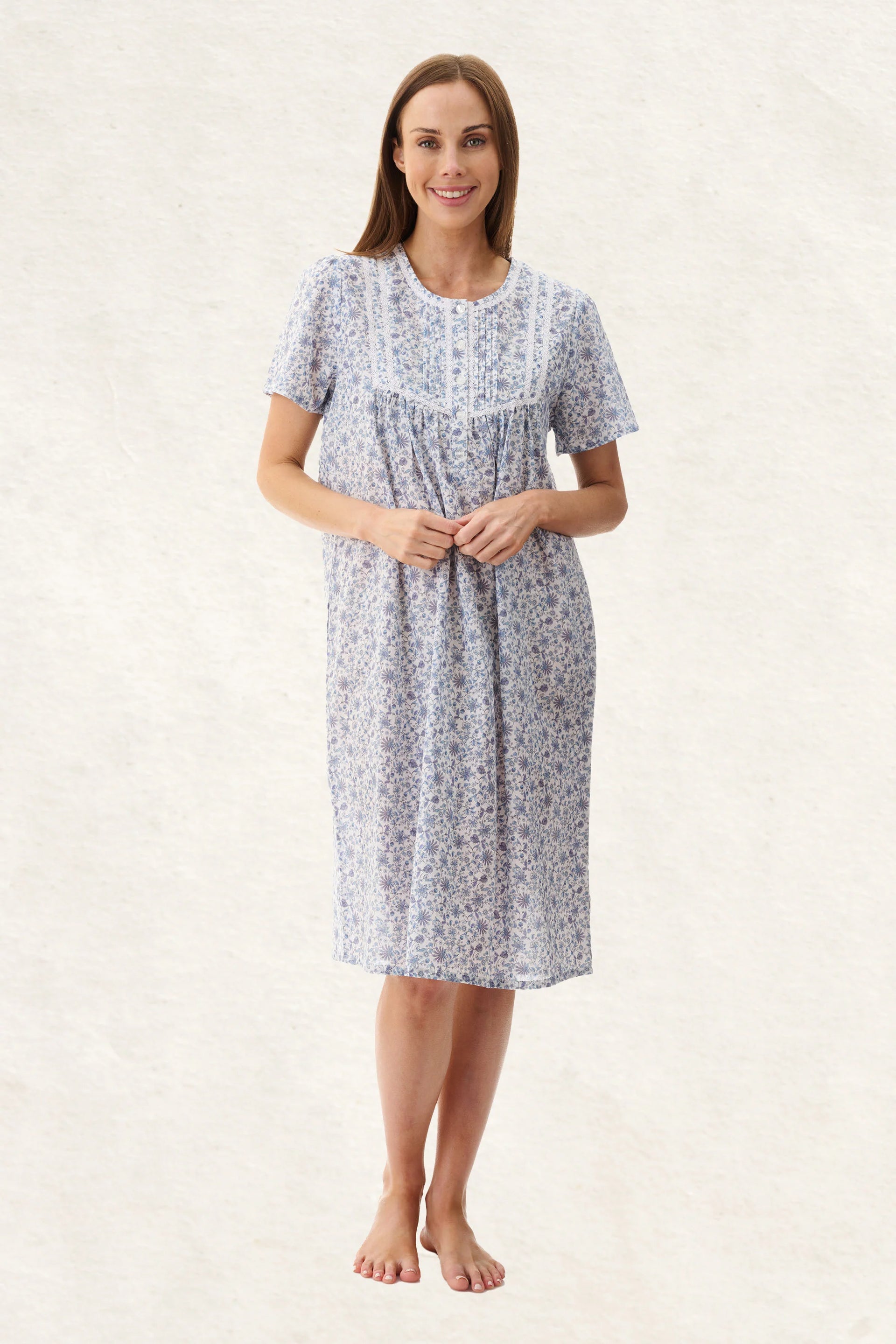 Astrid SSlv Short Nightie