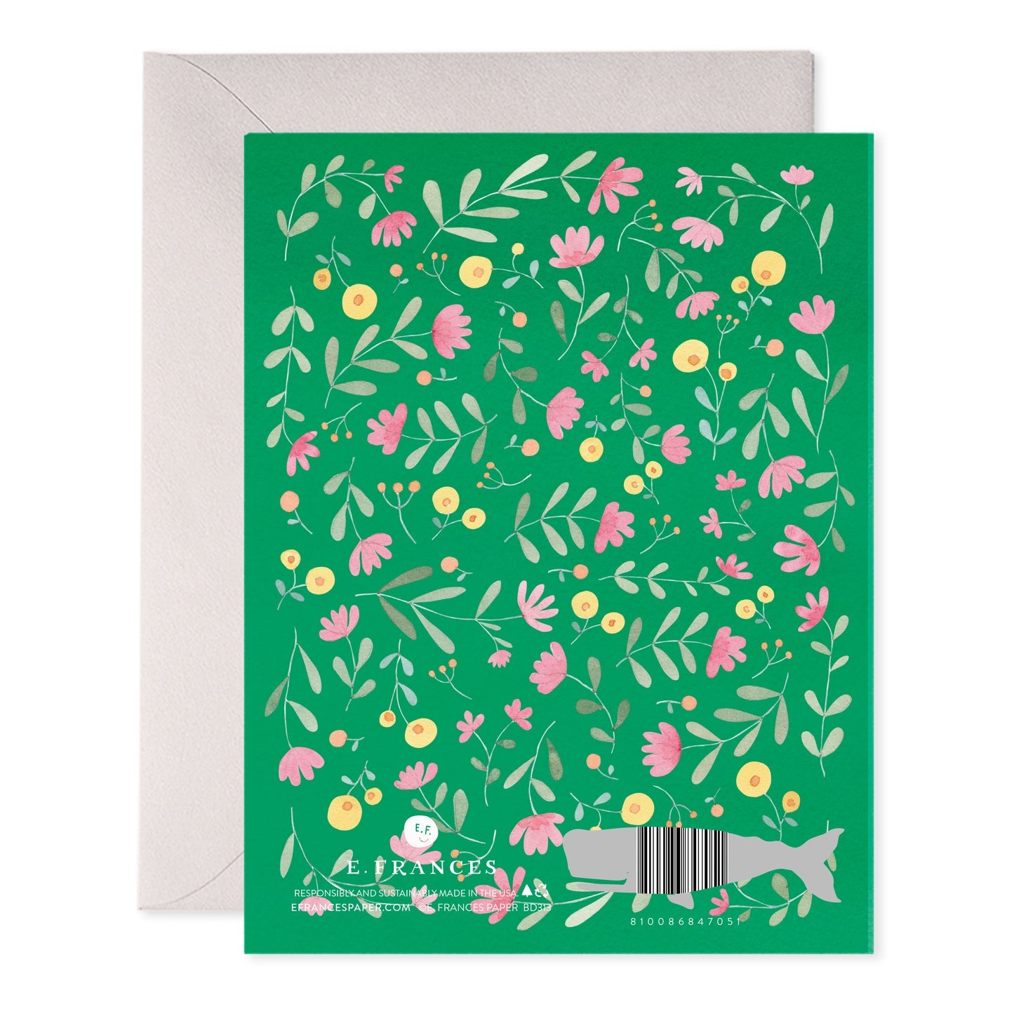 Green Floral Birthday
