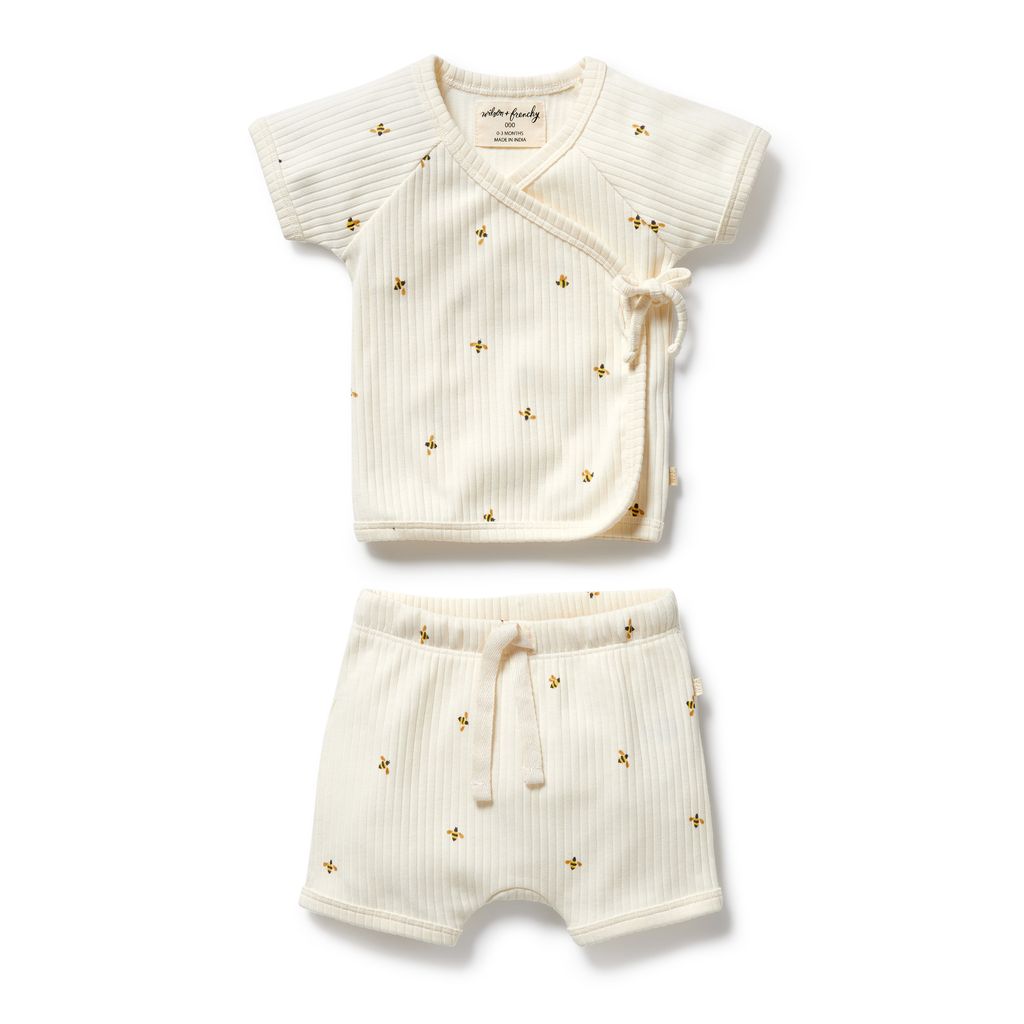 Knit Kimono Set