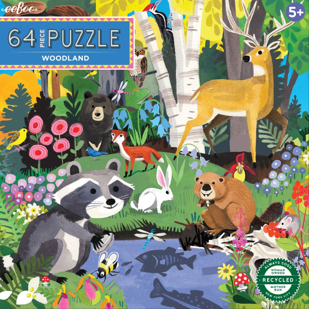Woodland Puzzle 64 Pce