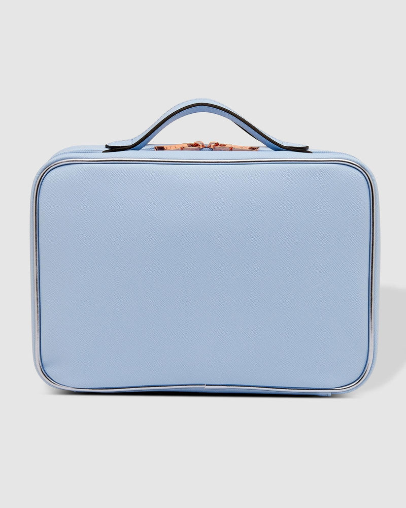 Georgie Cosmetic Case - Sky Blue