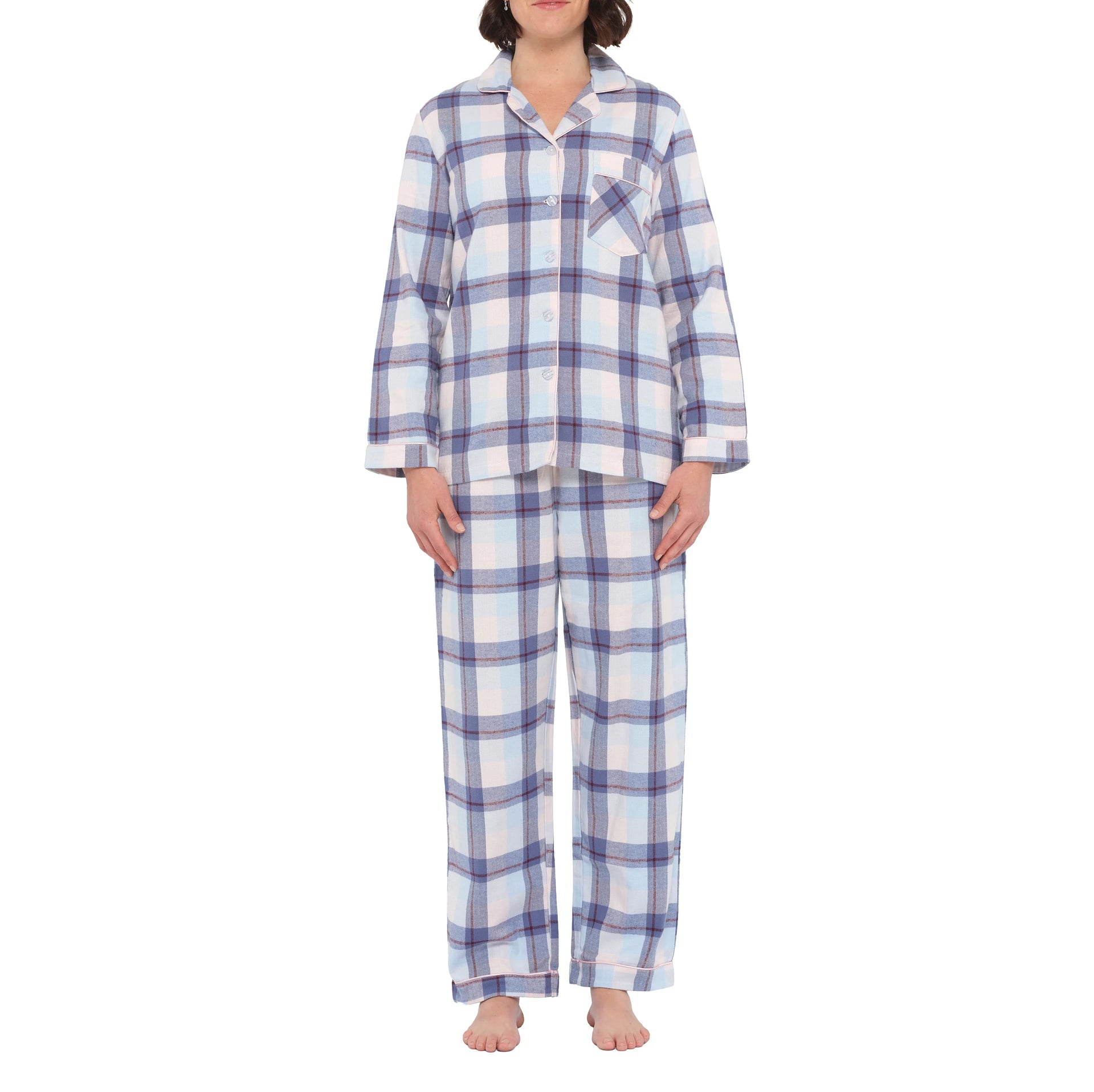 Plaid Flannel PJ Set