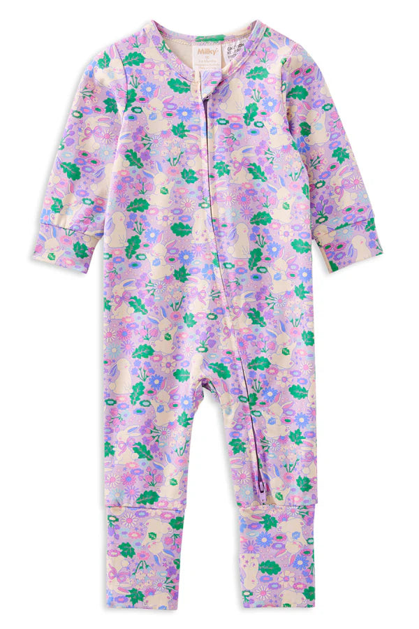 Bunny and Blossom Zip Romper