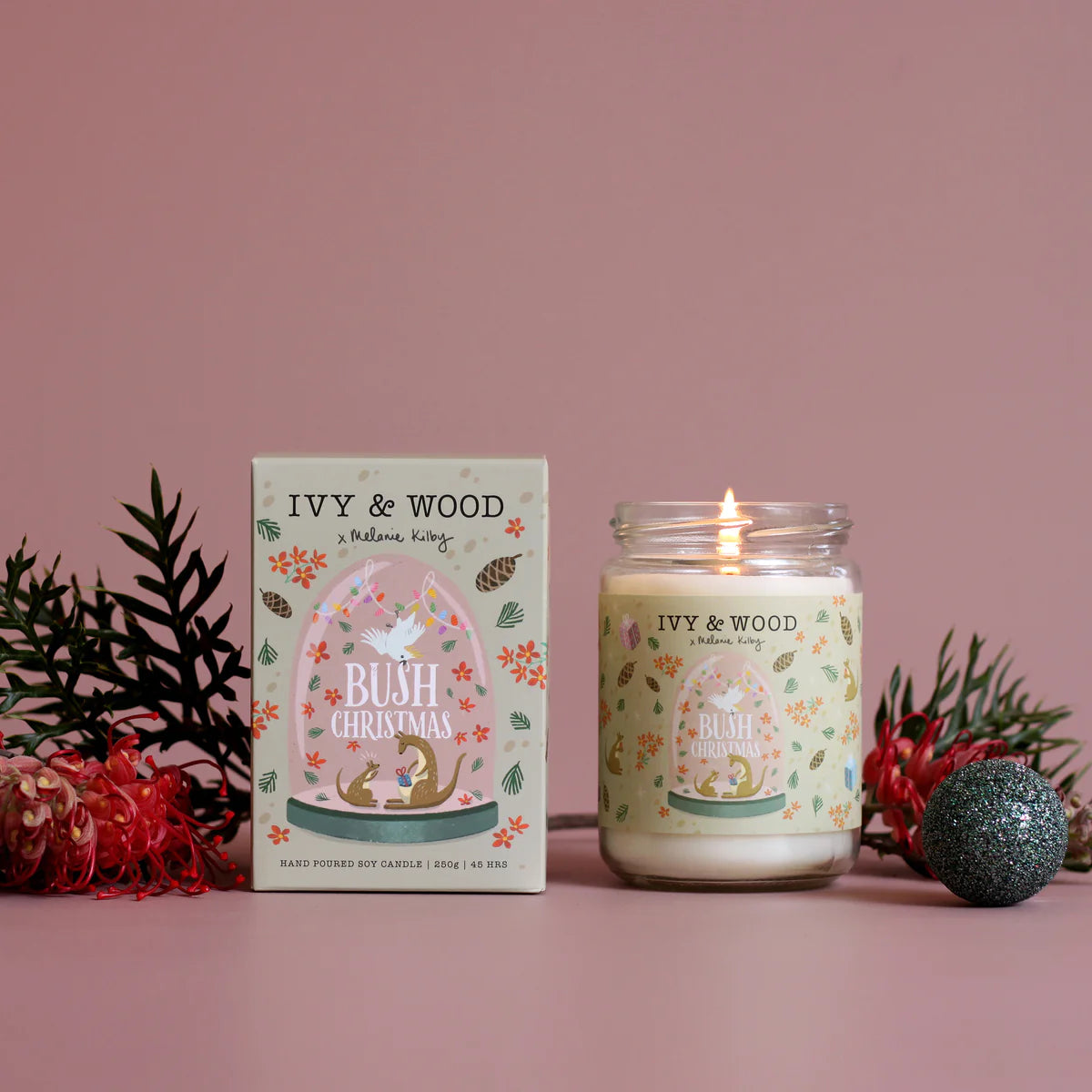 Bush Christmas Candle