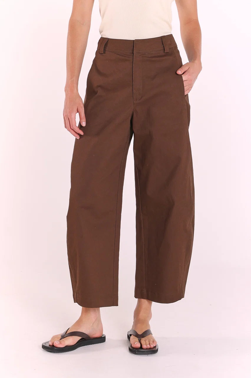 Charlie Cropped Barrel Pant