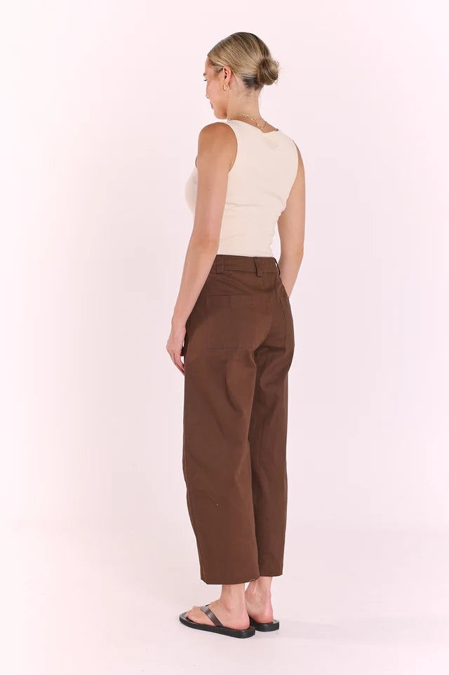 Charlie Cropped Barrel Pant