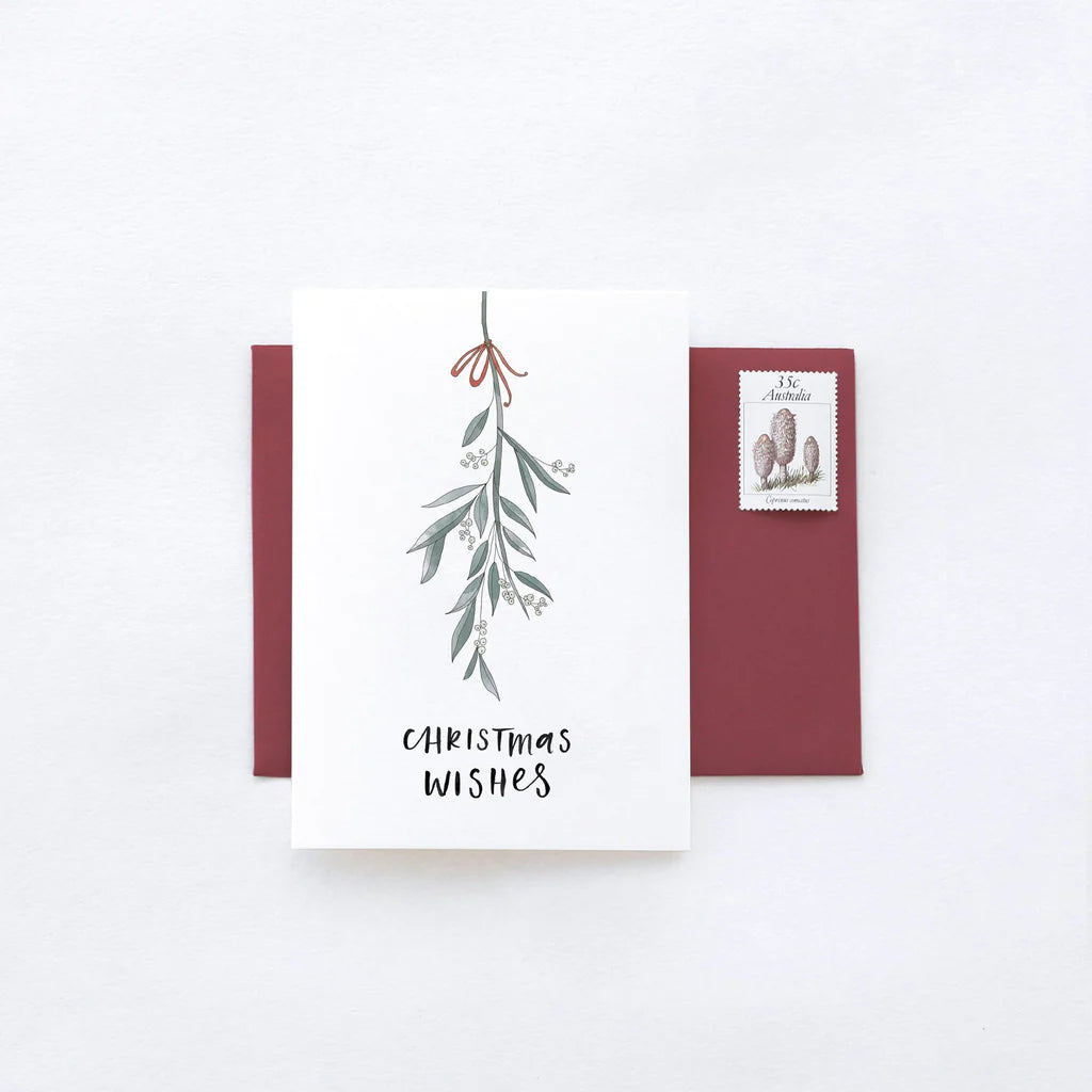 Christmas Mistletoe Card