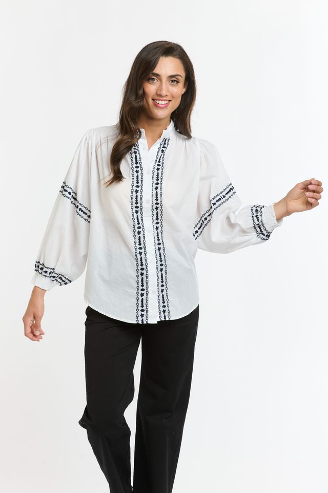 Clara Embroidered Shirt
