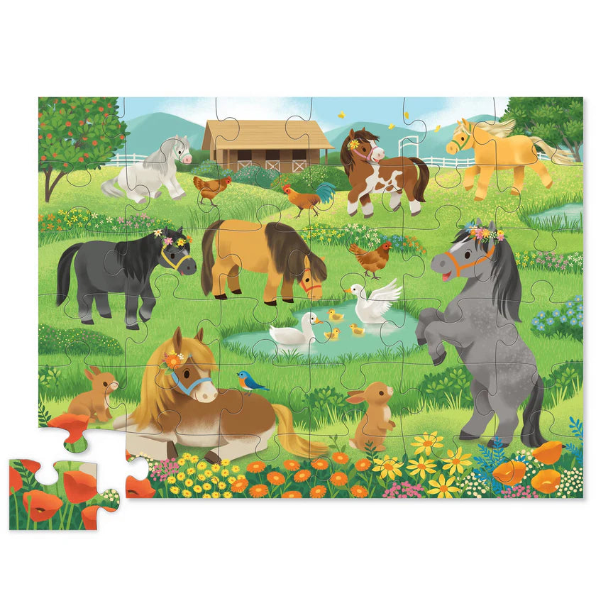 Pretty Ponies Floor Puzzle