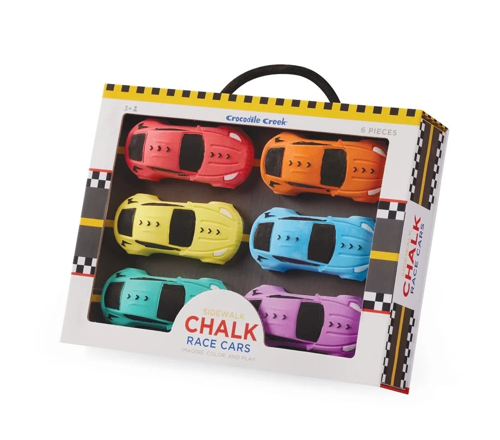 Chalk Racing Cars