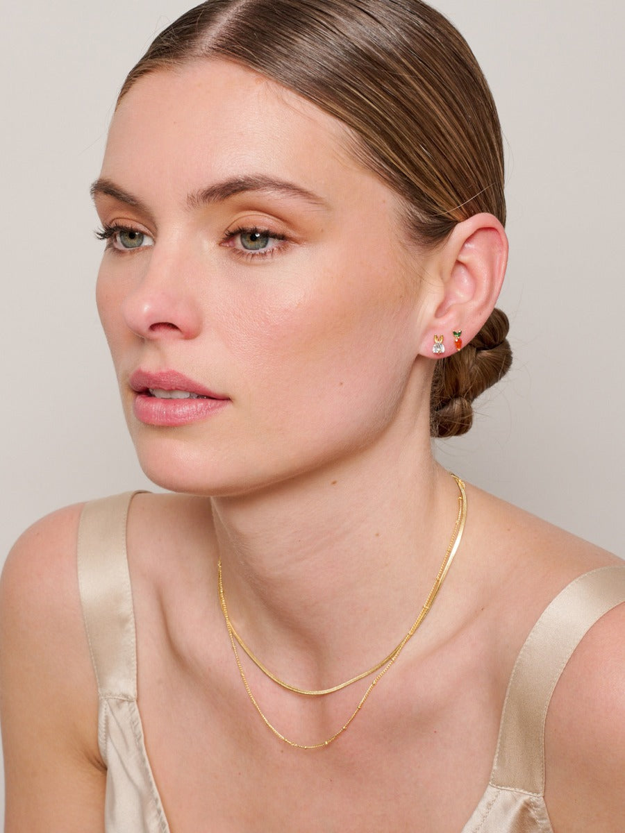 Bugsy Carrot Studs
