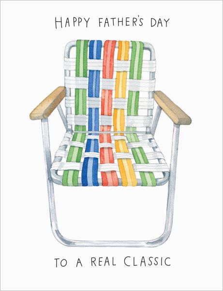 Lawn Chair Dad Card