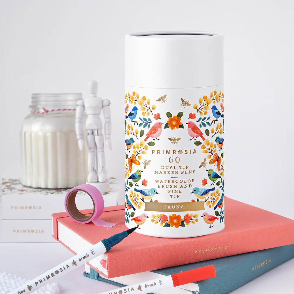 Dual Tip Marker Pens-Fauna
