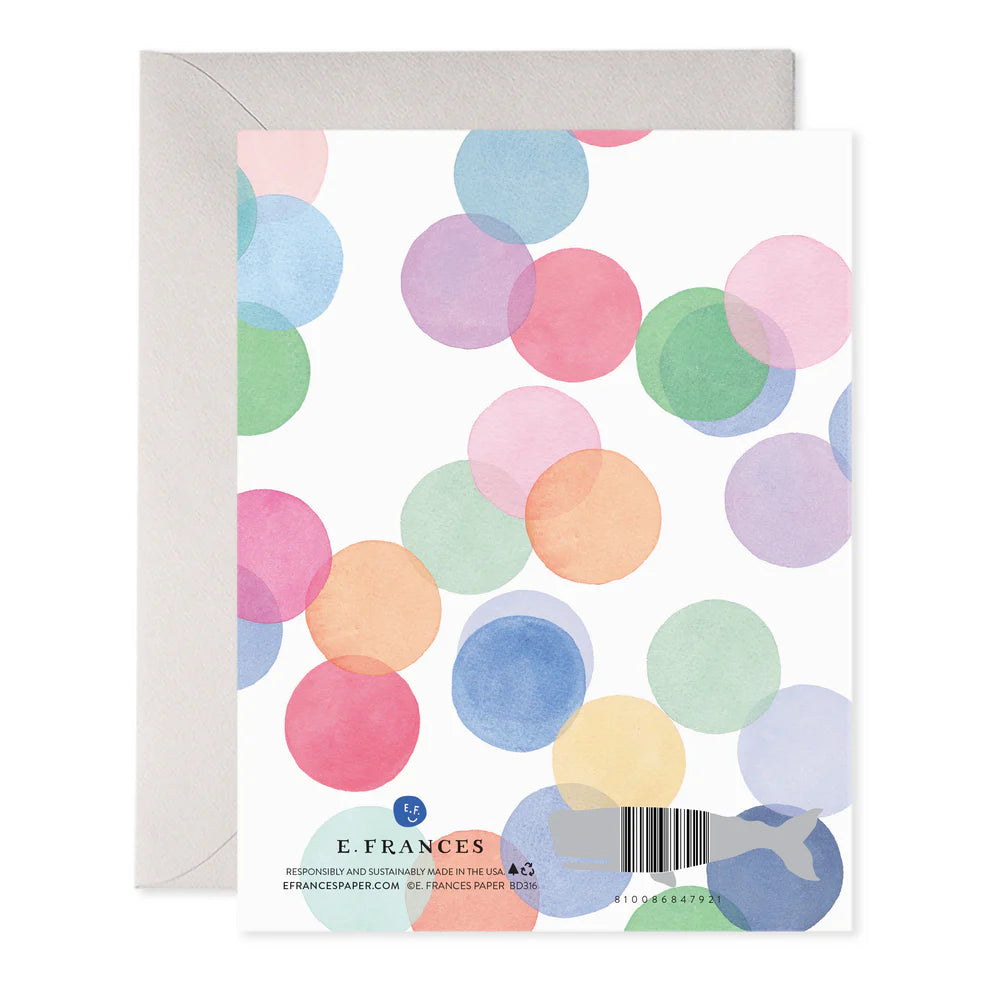 Falling Confetti Card