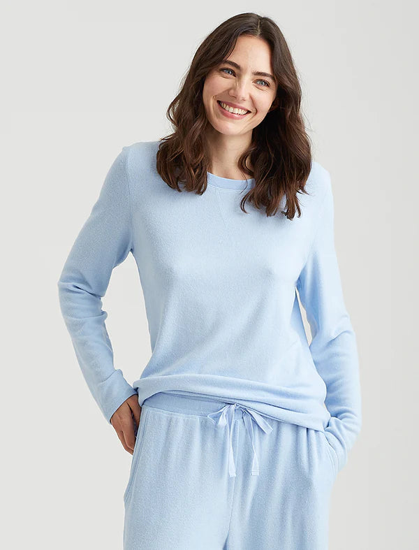 Feather Soft Crew Neck LS Top
