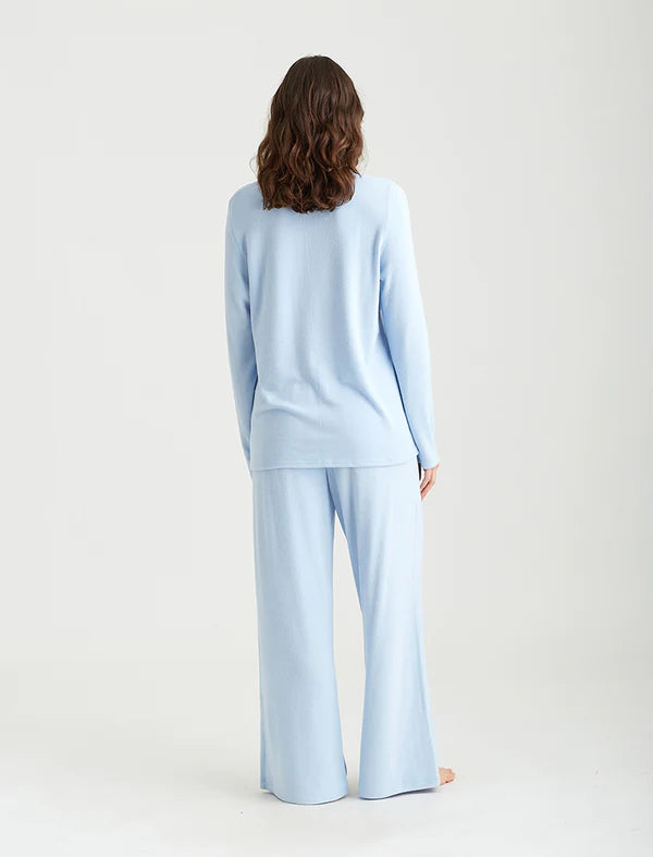 Feather Soft Crew Neck LS Top