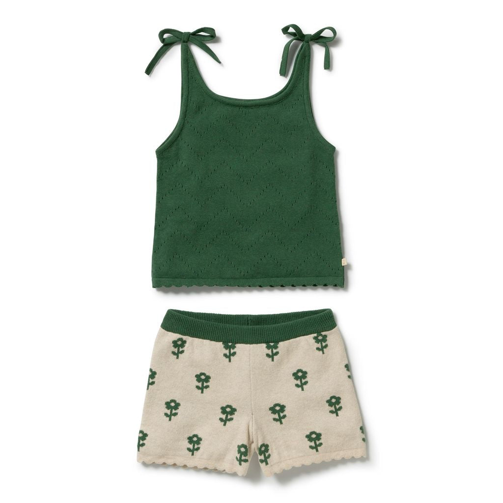 Knitted Jacquard Set