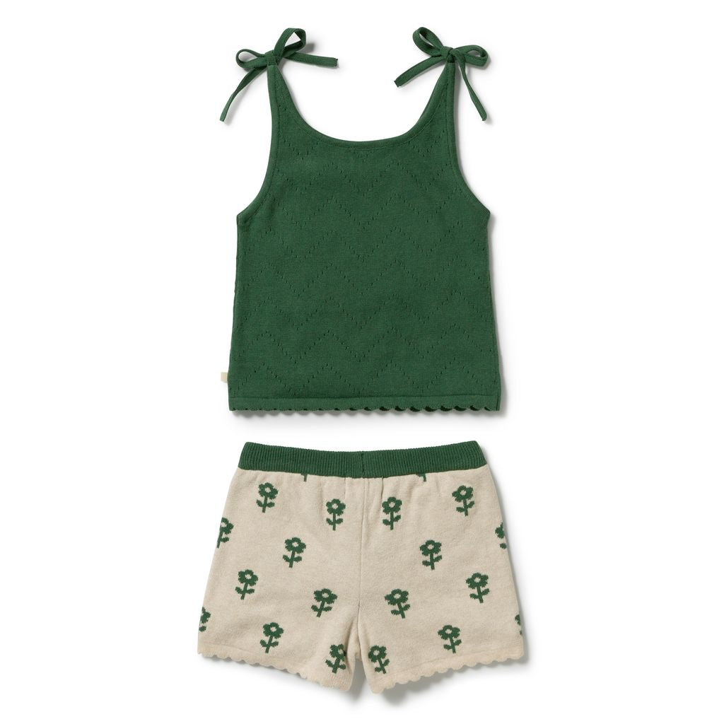 Knitted Jacquard Set