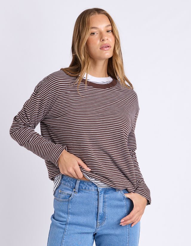 Hutch Stripe Long Sleeve Tee