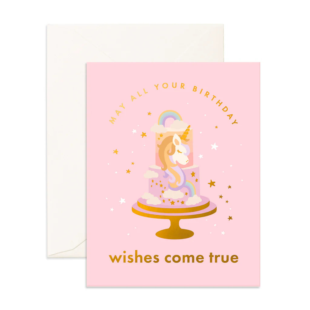 Birthday Cake Unicorn Card
