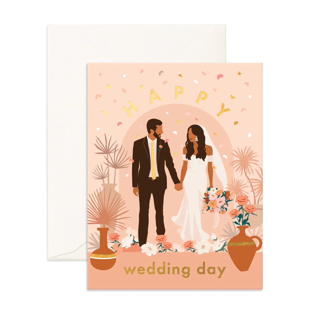 Happy Wedding Day Alter Card
