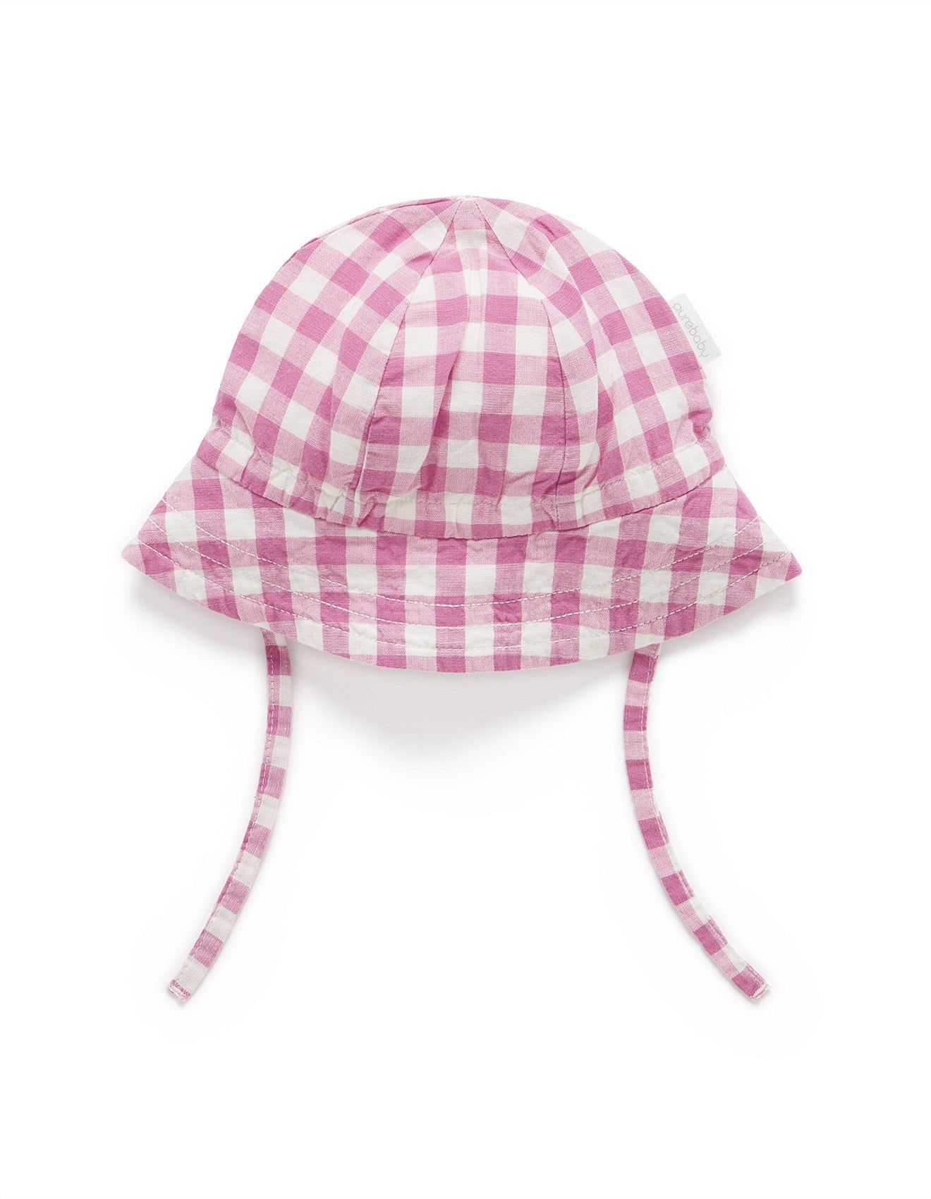 Gingham Sun Hat