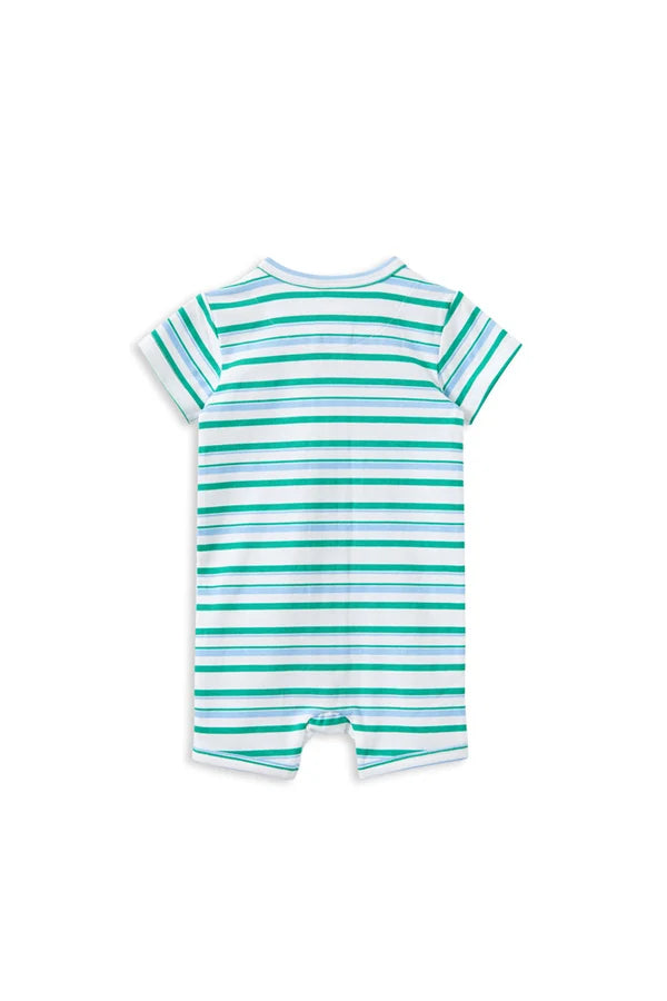 Stripe Zip Romper