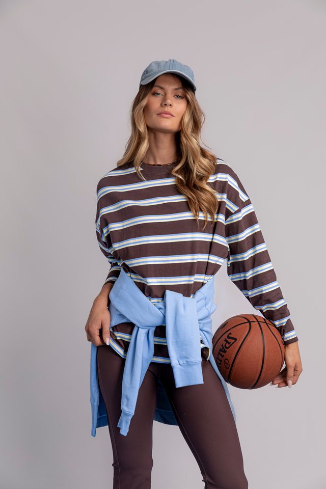 Harper Stripe Long Sleeve Tee