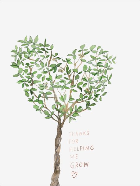 Helping Me Grow Card
