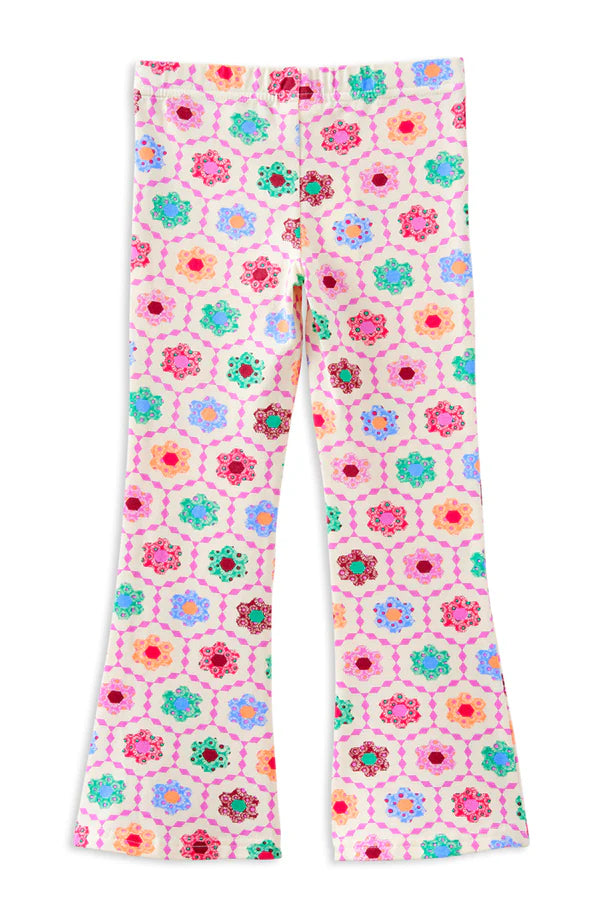 Honeycomb Bloom Flared Legging