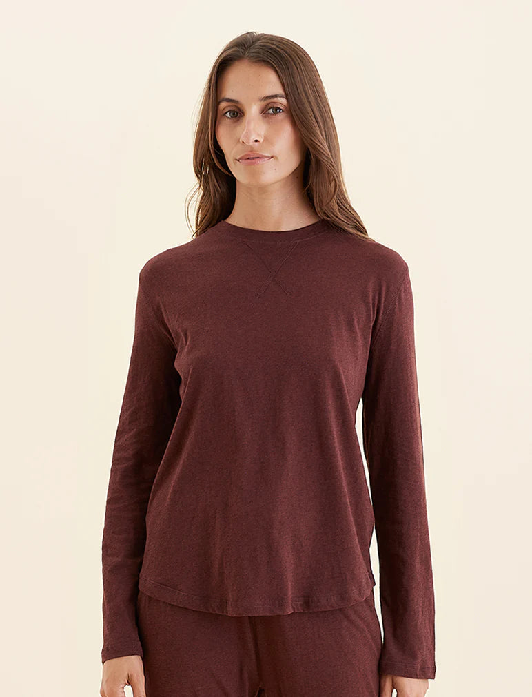 Jada Organic Cotton Knit LS Tee