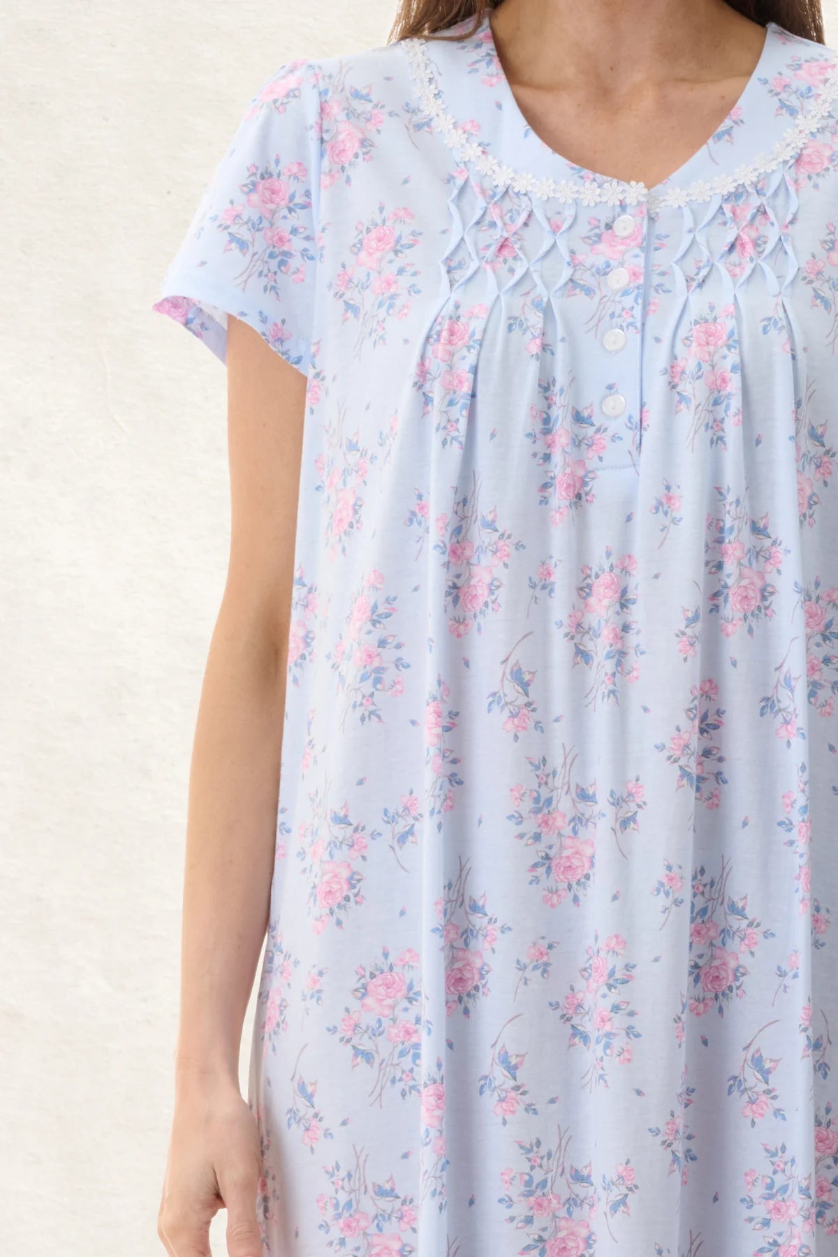 Kym Short Sleeve Mid Nightie
