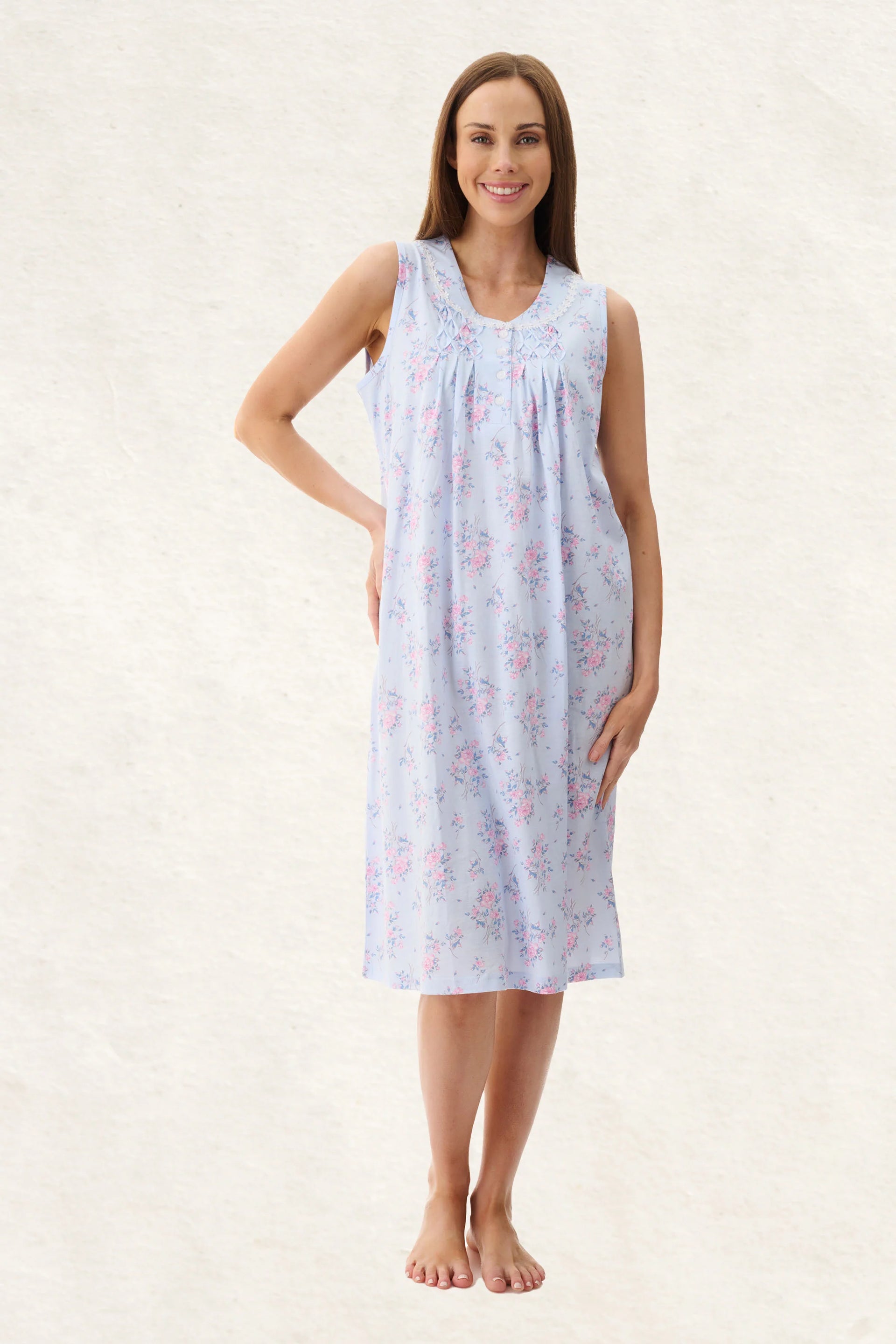 Kym Sleeveless Short Nightie