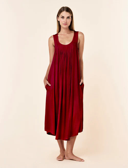 Kate Modal Pleat Front Maxi Nightie