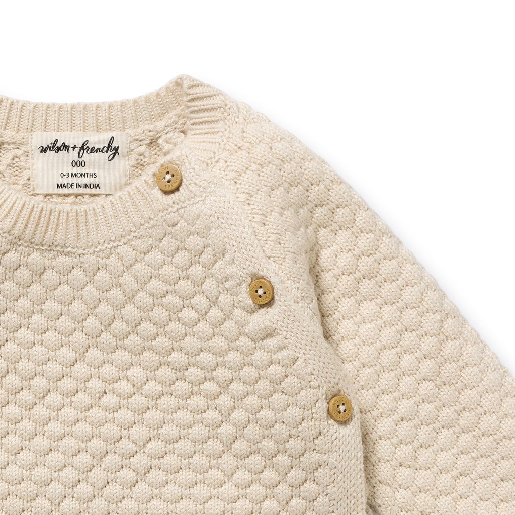 Knitted Bubble Kimono Cardigan