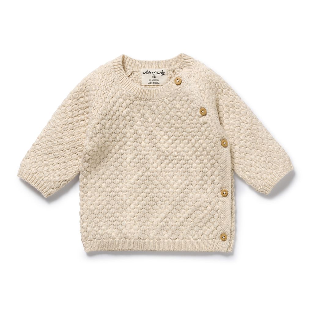 Knitted Bubble Kimono Cardigan