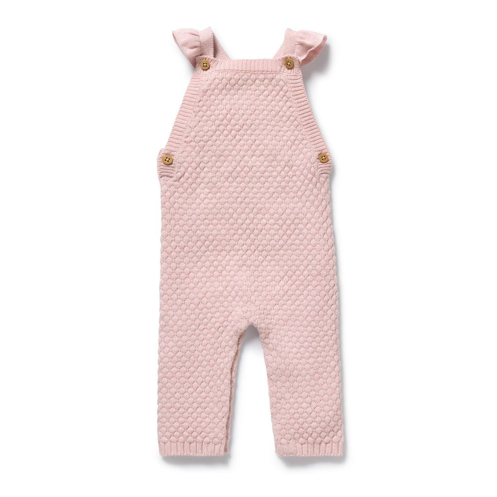 Knitted Bubble Ruffle Overall