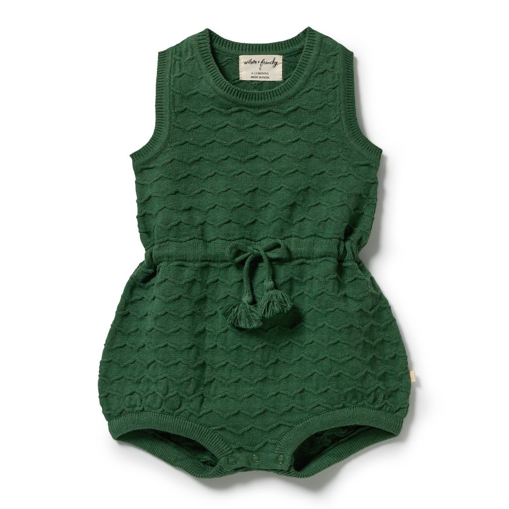 Knitted Chevron Bodysuit